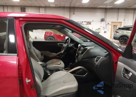 2012 Hyundai Veloster Base W/Gray из США, поврежденный, VIN KMHTC6AD8CU051571